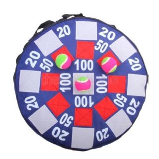 Safety Inflatable Target Velcro Ball Dart Board Set Kids Indoor Game Party Favor
