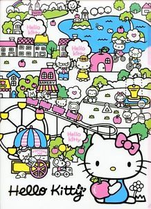Sanrio Hello Kitty Playground A4 Plastic File Folder 1