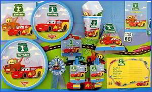 Disney Cars 1st Birthday Party Supplies Many Choices