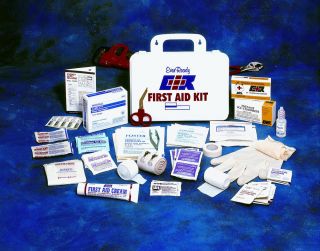 Ever Ready First Aid Fully stocked 25 Person First Aid Kit Metal Case