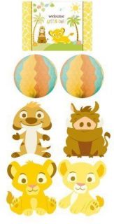 New Lion King Baby Shower Room Decorating Kit Party Supplies Decor Disney