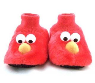 Sesame Street Elmo Plush Slippers Toddler Sizes 5 6 7 8 9 10