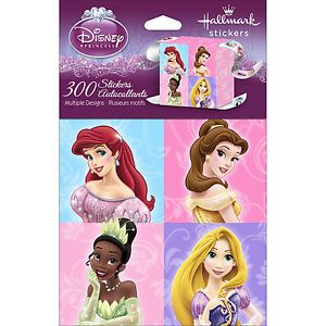 Disney Princess Sticker Box Birthday Party Favor New Design Fanciful Princess