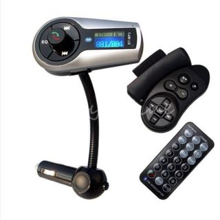 USB LCD Car Kit Bluetooth  Player FM Transmitter Handsfree for iPhone 5S 5c