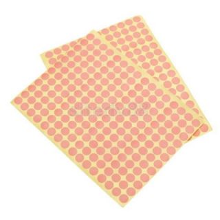 15 Sheets 10mm Round Blank Dots Self Adhesive Paper Label Sticker Office School