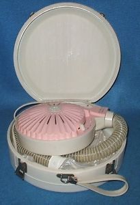 General Electric GE Pink Vintage Model HD 11 Hair Dryer Large Bouffant Bonnet