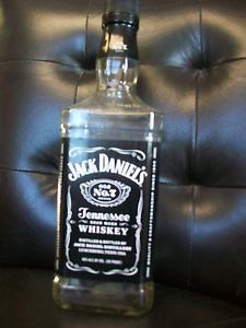 Jack Daniels Whiskey Bottles Empty 6 Pack in Original Box 1 75 Liter Size