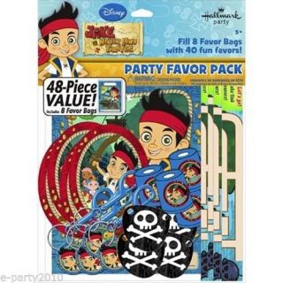 Jake and The Never Land Pirates 48 Piece Favor Pack Birthday Party Supplies