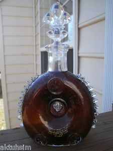 Remy Martin Louis XIII Baccarat Display Empty Cognac Bottle