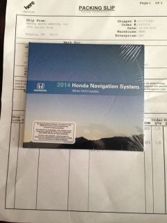 2014 Honda Navigation Map Update V4 C0 Pilot Accord Odyssey Ridgeline Crosstour