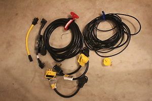 Electrical Components for RV Extension Cords Cable Cord Adapters