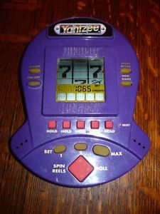 1999 Hasbro "Yahtzee Jackpot" Slot Machine Electronic Handheld Game