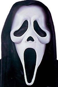 Scream Ghost Face Mask Make Life Size Lighted Prop Halloween Lot of 18 Mask'S