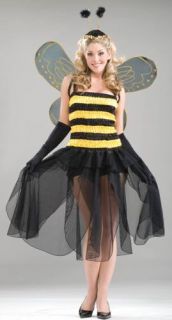 New Kids Halloween Costume Cute Bumble Bee Outfit Dress