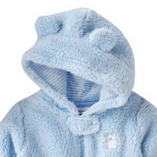 Carters Baby Boy Clothes Outwear Pram Snowsuit Blue Bear 3 6 9 Months