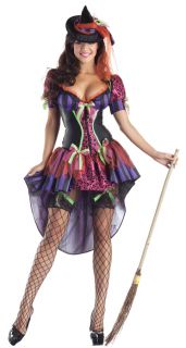 Witch Body Shaper Sexy Adult Womens Costume Scary Spooky Theme Party Halloween