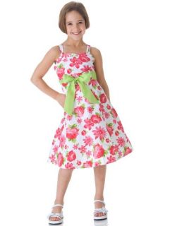 New Girls Clothes Bonnie Jean Pink Flower Dress Size 4