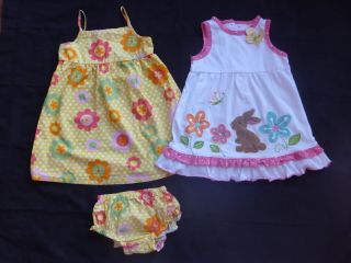 3T Baby Girl Clothes Lot 35 Pieces Spring Summer Outfits Dresses Swimwear