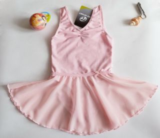 Girls Gymnastics Kids Dance Dress S2 14Y Ballet Tutu Leotard Pink Skirt Clothing