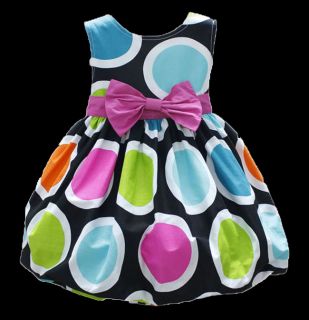 Baby Kids Girl Sleeveless Skirt Clothes Bow Princess Party Ball Gown Dress Skirt