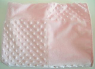 Baby Starters Pink Minky Dot Patches Security Blanket