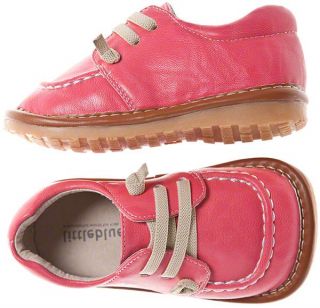 Girls Kids Toddler Infant Childrens Leather Squeaky Shoes Pastel Peach Pink