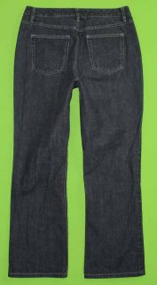 Liz Claiborne Boot Cut Fit Sz 10 x 30 Womens Black Jeans Denim Pants GI92