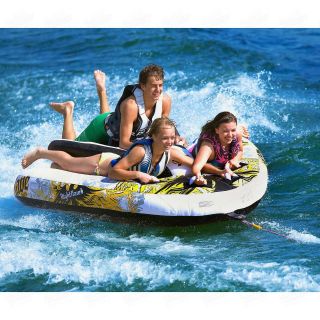 Towable Inflatable Water Sport Toy Boat Tube Ride Three Person Ski Sled New