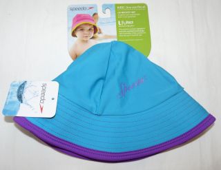 New Boys Girls Kids Toddler UV Speedo Bucket Swim Hat Size s M