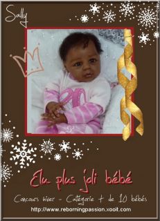 Tamie Yarie Raven Reborn Doll Baby OOAK Evan from "Le Berceau Des Reves"