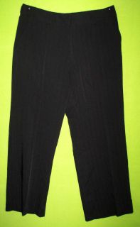 Marianne Sz 10 Womens Black Dress Pants Slacks Stretch 6N79