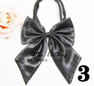 Fashion Black Adjustable Girl Women Bow Tie Bowknot Tie 03