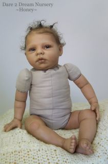 Reborn Baby Lifelike AA Biracial Doll Honey RuBert D2DN