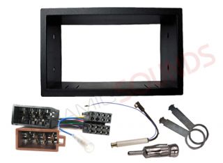 VW Golf MK4 Double DIN Car Stereo Fitting Kit Fascia Wiring Harness Aerial