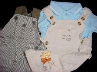 Baby Boy Newborn 0 3 Months Spring Summer Overall Jumper Denim Clothes Lot