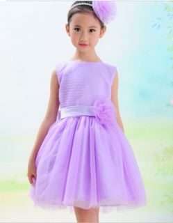 Girls Toddler Flower Tutu Multi Layer Tulle Skirt Pageant Kids Formal Dress 2 8Y