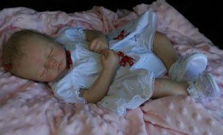 Beautiful Life Like OOAK Sleeping Girl Sera Reborn Baby by Artist Kristin Faith