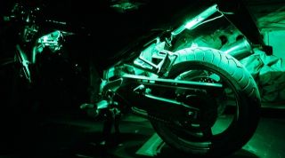 Colour Changing LED Motorcycle Accent Lights Light Kit Color motorbike Lighting