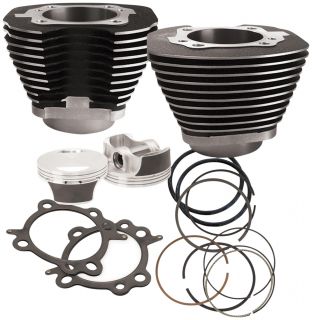 S s Cycle 106in Big Bore Cylinder Kit Black Powder Coated 106 3760