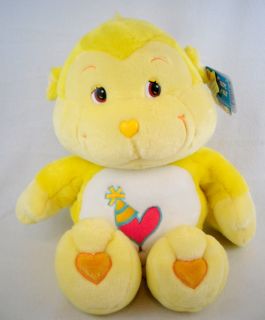New Jumbo Care Bear Cousins Playful Heart Monkey 22" Plush Doll 2004 Play Along