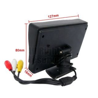 Car Rear View Kit 4 3" TFT LCD Monitor Reversing Camera
