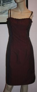 Nanette Lepore Sexy Pinstripe Stripe Dress 6