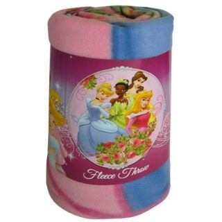 Disney Princess Tiana Belle Cinderella Fleece Blanket