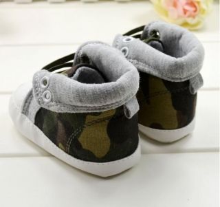 1pcs Baby Boys High Top Camouflage Boots Newborn Baby Boys Shoes Training Shoes