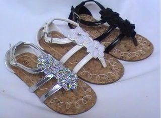 Girl Jeweled Sandal STORE18B Toddler Dress Shoes Pageant Party Shoes