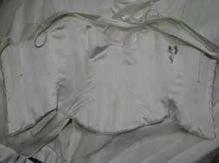 Maggie Sottero Blue White Corset Wedding Gown Sz 12 L204 Floor Sample New $687