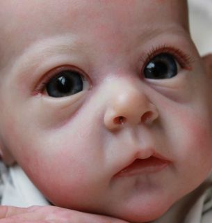 Beautiful Reborn Newborn Baby Girl Doll 'Saoirse' Sculpted by Bonnie Brown