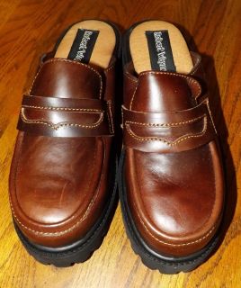 Vintage Robert Wayne Men's Token Slip on Loafer Shoes Color Raisin Size 8