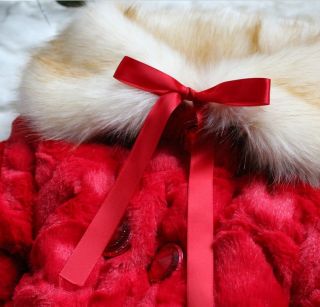 Nobler Toddler Girls Faux Fur Fleece Lapel Coat Kids Winter Warm Jacketouterwear