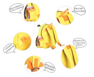 Cartoon Lovely Children Book Bags School Bag Animal Zoo Backpack Shoulder Bag